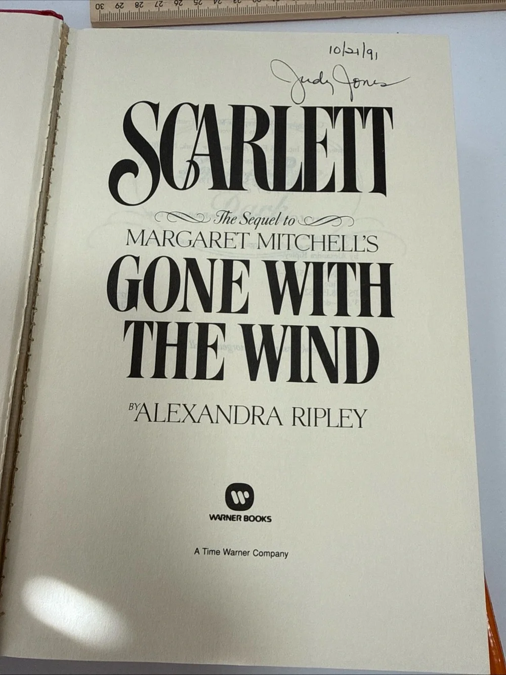 Scarlett: Gone With The Wind Sequel by Alexandra Ripley -